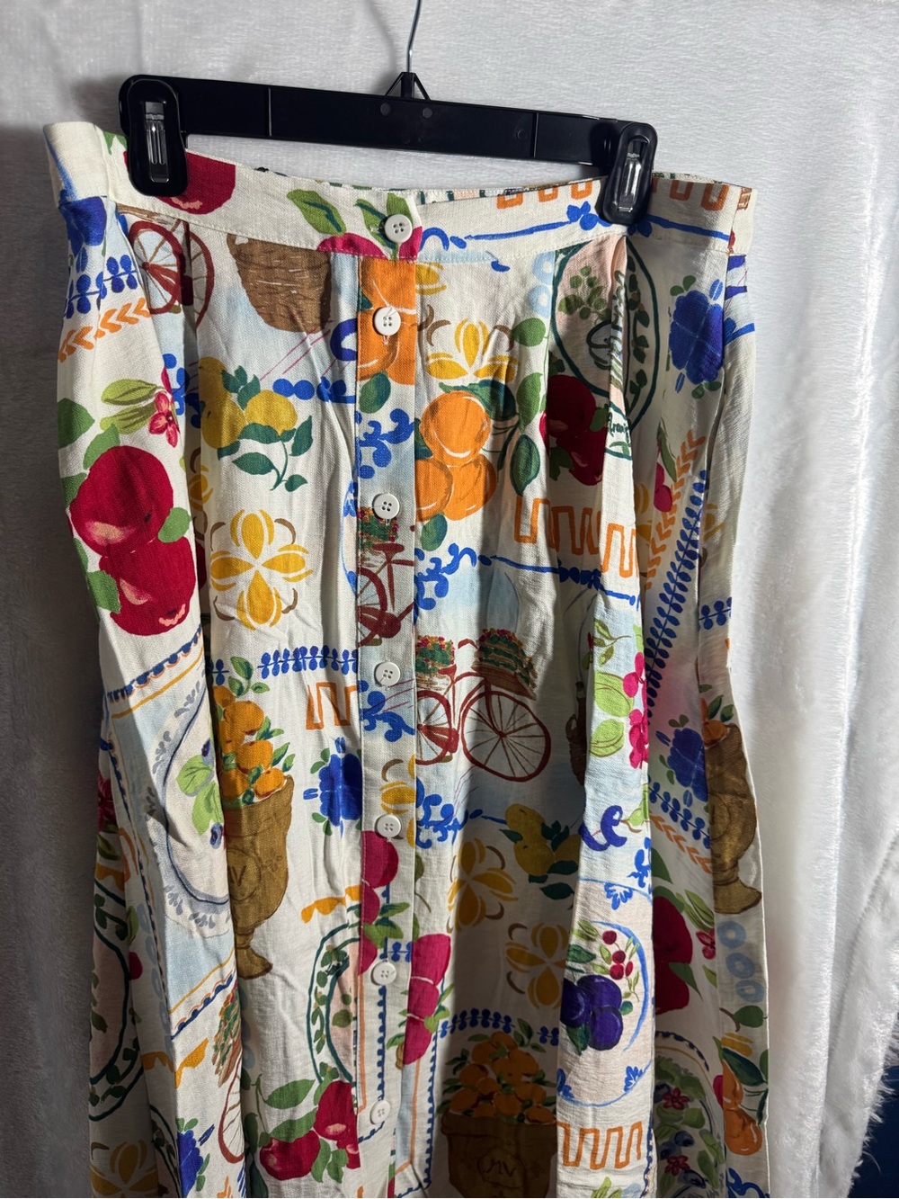 Zara Printed Cape Two-Piece Skirt Set - Picture 9 of 13